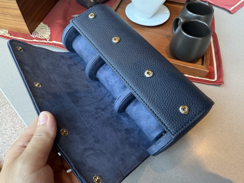 Premium High Quality 1 2 3 Slots Leather Watch Roll Travel Case for Cartier Rolex Richard Mille And More Ladies Mens Watch Jewelry Box (10)