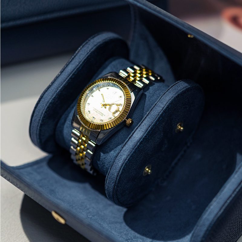 Premium High Quality 1 2 3 Slots Leather Watch Roll Travel Case for Cartier Rolex Richard Mille And More Ladies Mens Watch Jewelry Box (10)