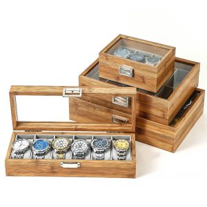 Premium Luxury Watch Display Case Box 3 6 10 12 Slots Custom Wholesale Watch Organizer Box Wooden Watch Box1