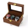 Premium Wholesale Luxury Custom Watch Box with Glass Watch Organizer Box Wood Watch Boxes Cases6