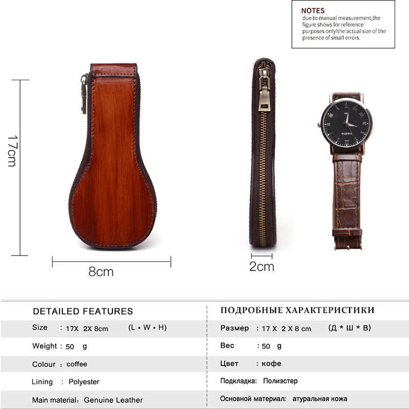 Premium Wholesale Real Cowhide Leather Slim Zip Lock Watch Pouch Case Travel-friendly Bag for Watches5 Premium Wholesale Real Cowhide Leather Slim Zip Lock Watch Pouch Case Travel-friendly Bag for Watches5