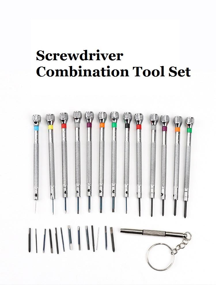 Set of 0.6-2.0mm Watch Repair Tools Stainless Steel Screwdriver for Watchmaker