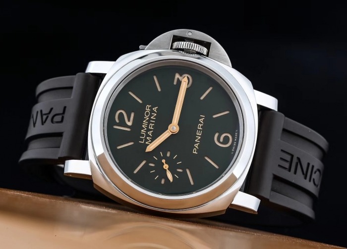 fkm rubber watch strap for panerai