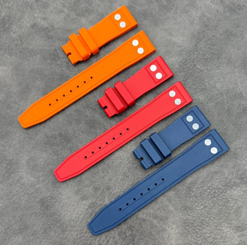 Quick release FKM Rubber straps for IWC