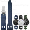 20/21mm/22mm Quick Release FKM Rubber Strap For IWC Portugieser/All Pilot With Rivet Style