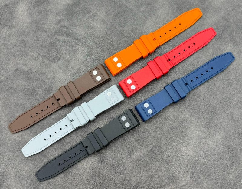 Quick release FKM Rubber straps for IWC