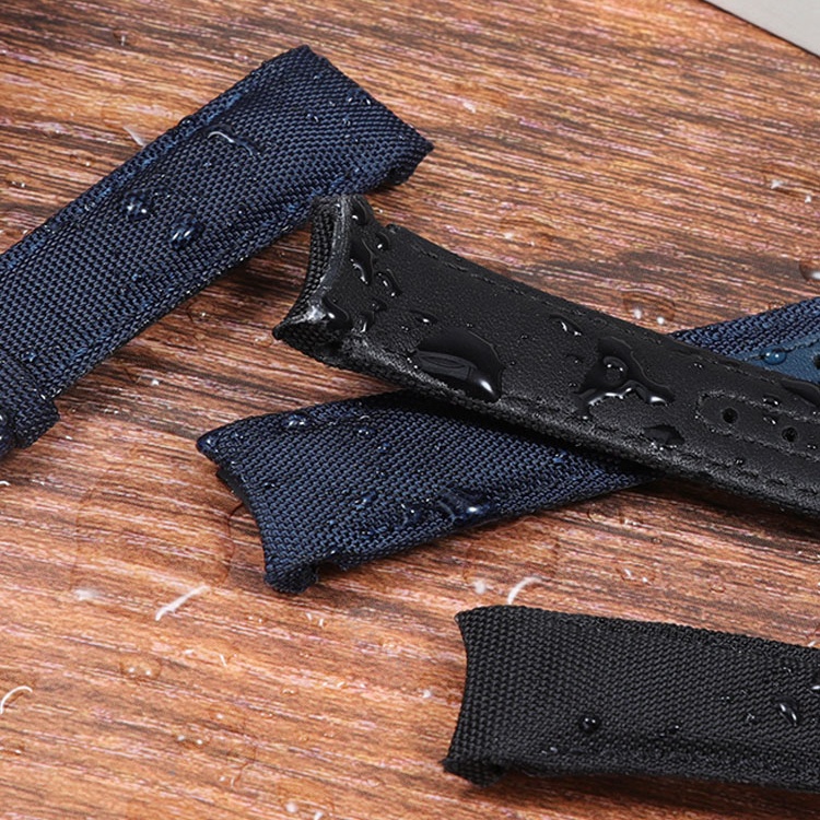 20mm Curved End Nylon Watch Strap For Rolex Daytona Submariner