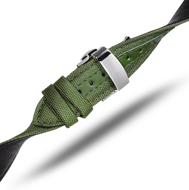 20mm Curved End Nylon Watch Strap For Rolex Daytona Submariner