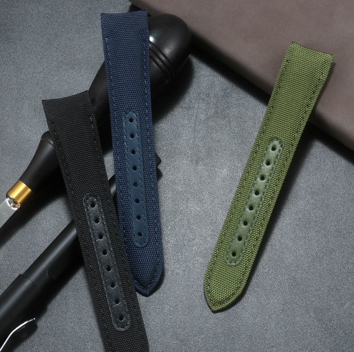 20mm Curved End Nylon Watch Strap For Rolex Daytona Submariner