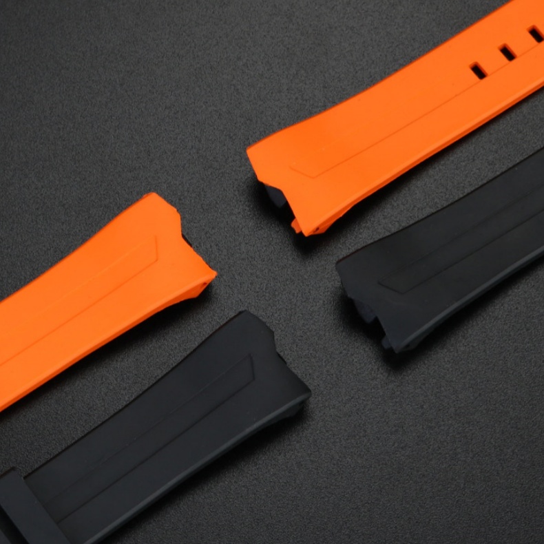 20mm FKM Rubber Watch Strap For Hamilton Hamilton Ventura Elvis80 Anniversary (1)