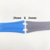 26mm 28mm FKM Rubber Strap With Sailcloth Canvas Pattern For Audemars Piguet Royal Oak 15400 15500 26240 26331 And More (11) 26mm 28mm FKM Rubber Strap With Sailcloth Canvas Pattern For Audemars Piguet Royal Oak 15400 15500 26240 26331 And More (8)