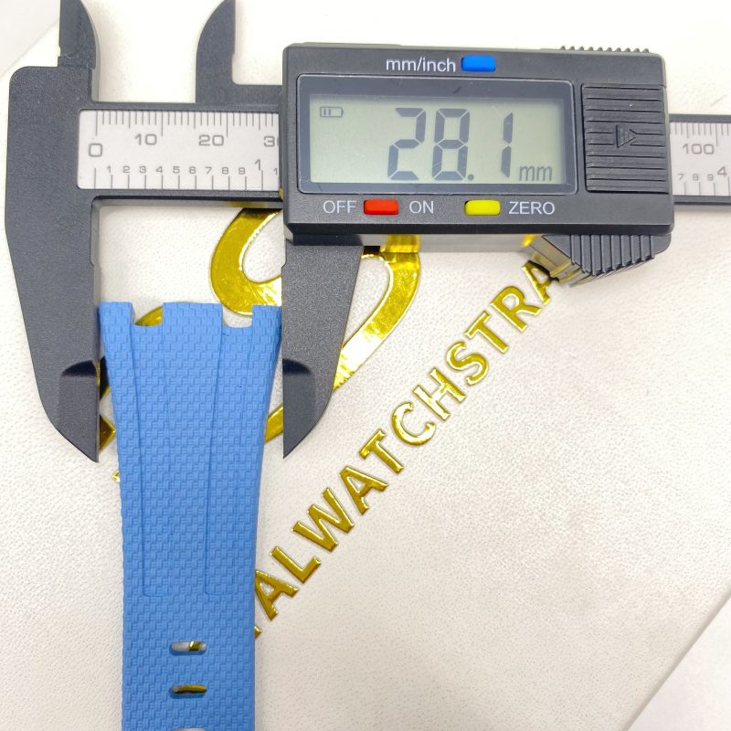 26mm 28mm FKM Rubber Strap With Sailcloth Canvas Pattern For Audemars Piguet Royal Oak 15400 15500 26240 26331 And More (2) 26mm 28mm FKM Rubber Strap With Sailcloth Canvas Pattern For Audemars Piguet Royal Oak 15400 15500 26240 26331 And More (8)
