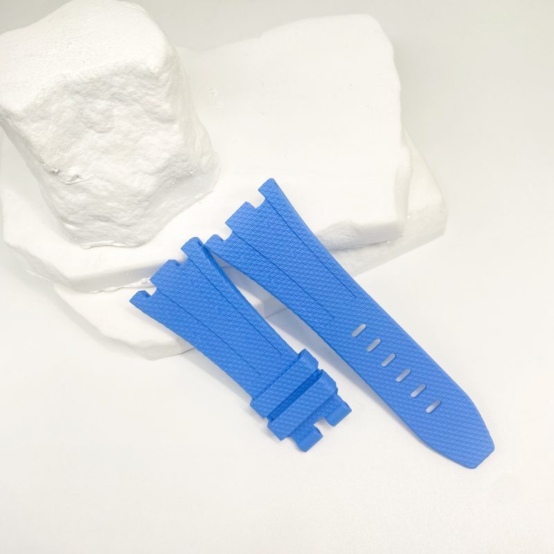 26mm 28mm FKM Rubber Strap With Sailcloth Canvas Pattern For Audemars Piguet Royal Oak 15400 15500 26240 26331 And More (5) 26mm 28mm FKM Rubber Strap With Sailcloth Canvas Pattern For Audemars Piguet Royal Oak 15400 15500 26240 26331 And More (8)