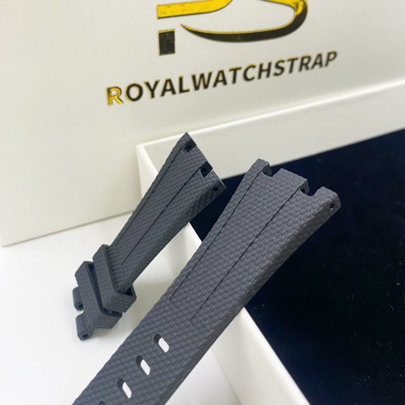 26mm 28mm FKM Rubber watch strap for Audemars Piguet Royal Oak Offshore (1) 26mm 28mm FKM Rubber watch strap for Audemars Piguet Royal Oak Offshore (3)