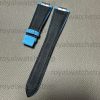 Custom FKM Rubber Strap With Canvas Pattern For Patek Philippe Nautilus 5712 5711 With Steel Adapter (2) Custom FKM Rubber Strap With Canvas Pattern For Patek Philippe Nautilus 5712 5711 With Steel Adapter