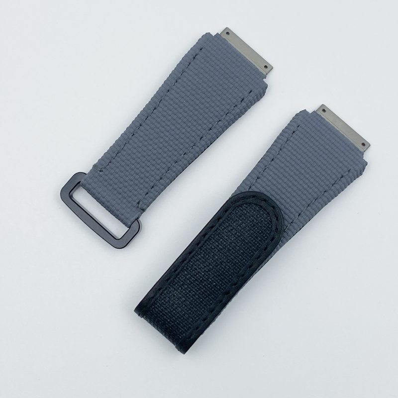 Custom Replacement Canvas Pattern Rubber Velcro & Elastic Strap for Richard Mille (28) Custom Replacement Canvas Pattern Rubber Velcro & Elastic Strap for Richard Mille (2)