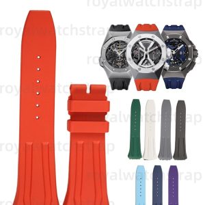  FKM Rubber Watch Strap For Audemars Piguet Royal Oak 26560 26577 26620 (13)