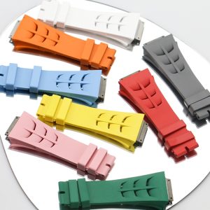 FKM Rubber Watch Strap For Richard Mille RM11-03 RM65-01 RM47 Watch Band (1) FKM Rubber Watch Strap For Richard Mille RM11-03 RM65-01 RM47 Watch Band