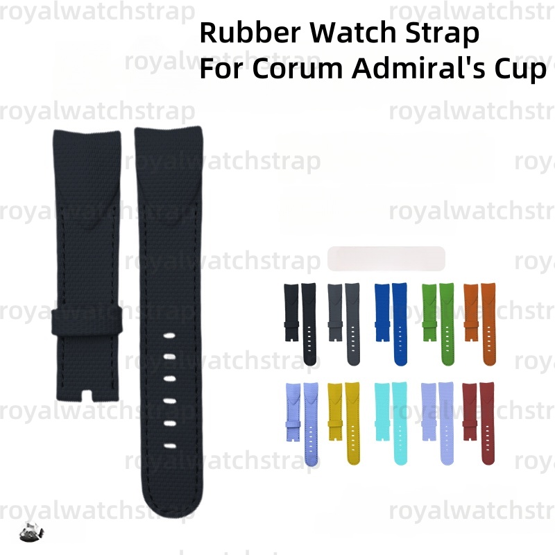 High Quality FKM Rubber Replacement Watch Strap For Corum Admiral Watch (1) High Quality FKM Rubber Replacement Watch Strap For Corum Admiral Watch (1)