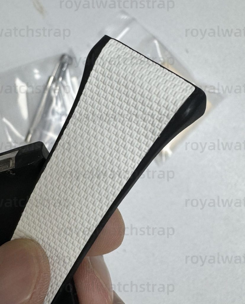 Custom FKM Rubber Strap Aligator Watch Strap For Franck Muller V45 V32 V41