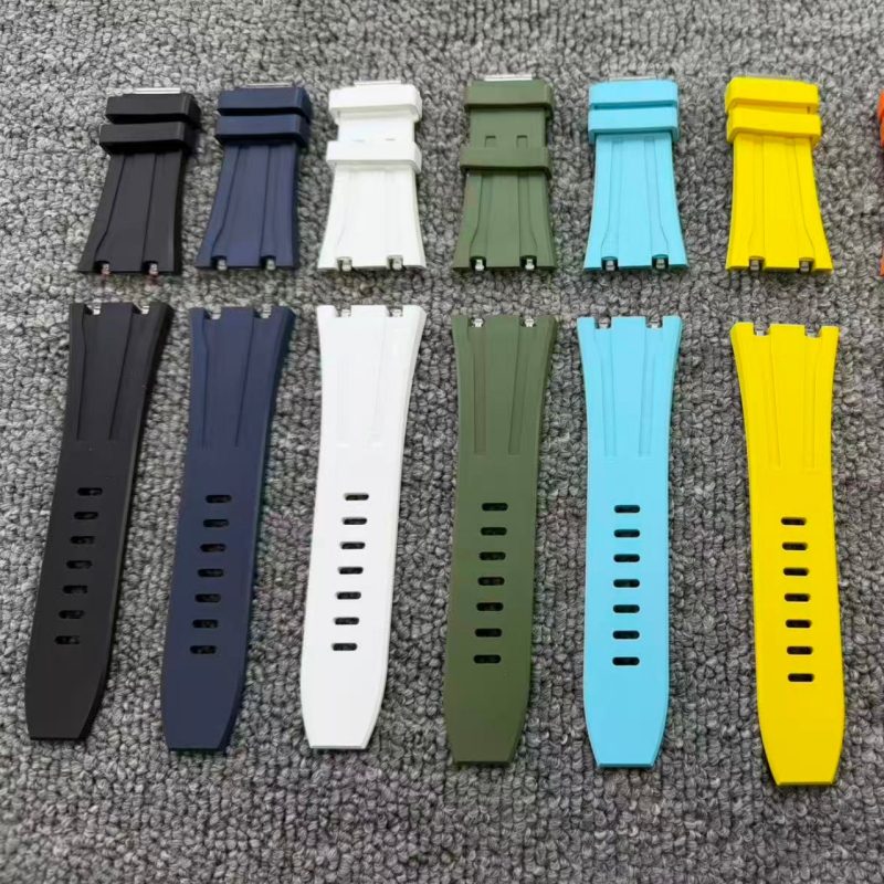 Quick Release FKM Rubber strap for Audemars Piguet Royal Oak 26420 15720 (1) Quick Release FKM Rubber strap for Audemars Piguet Royal Oak 26420 15720 (8)