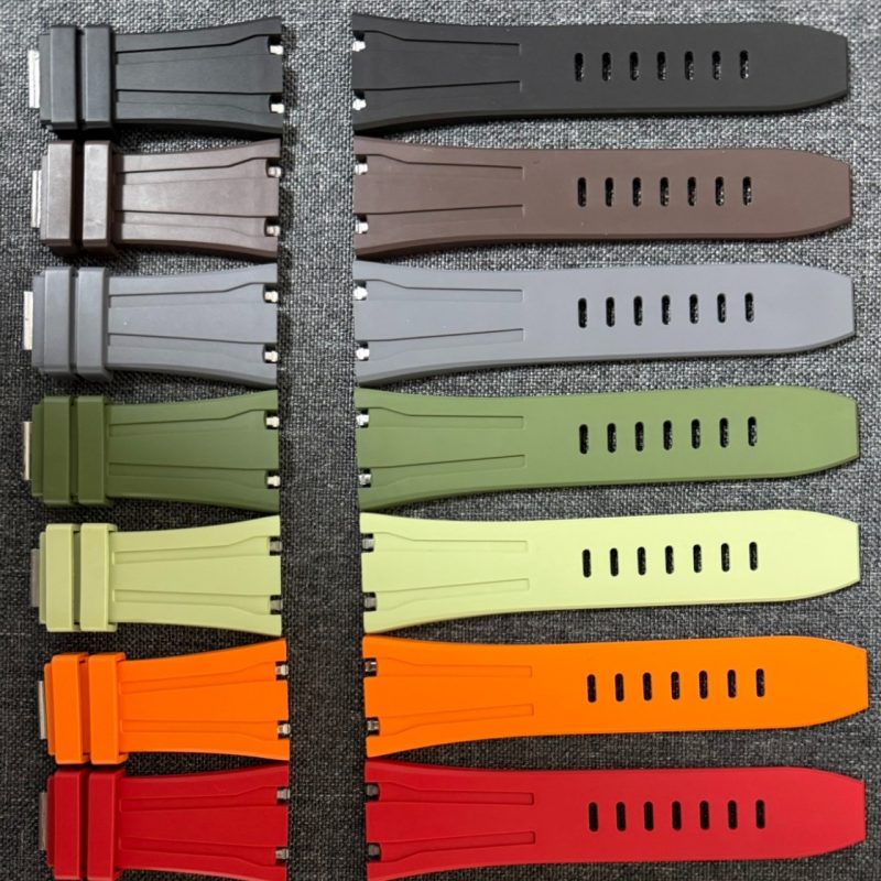 Quick Release FKM Rubber strap for Audemars Piguet Royal Oak 26420 15720 (2) Quick Release FKM Rubber strap for Audemars Piguet Royal Oak 26420 15720 (8)