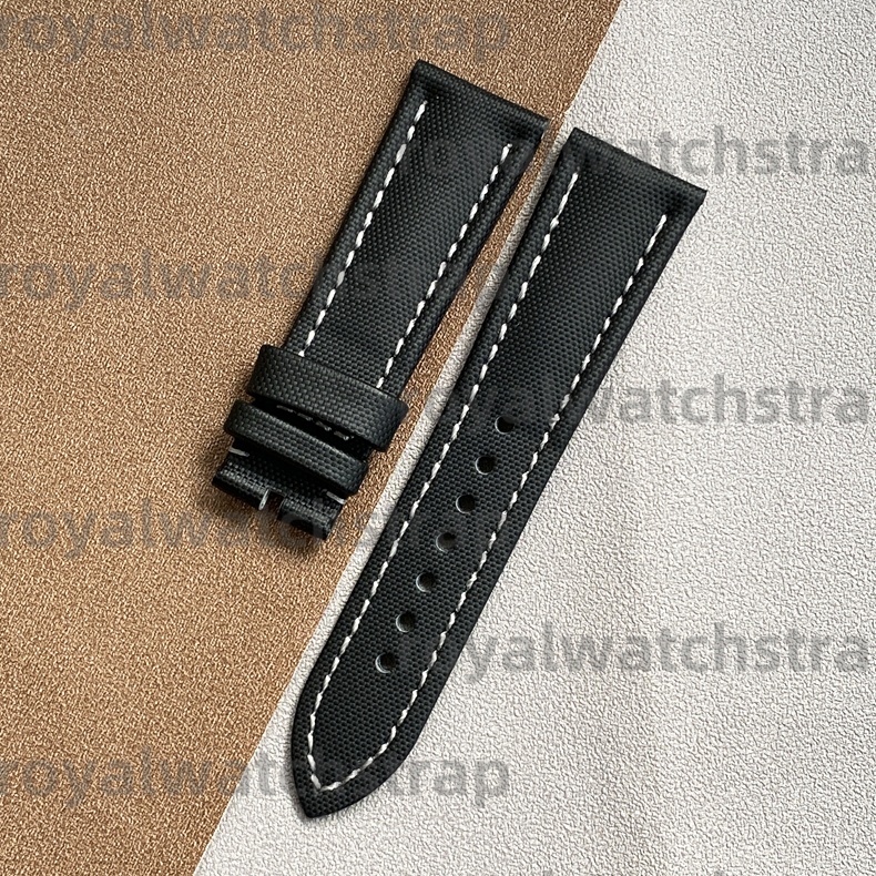 Handmade Canvas strap for Blancpain Fifty Fathoms Sailcloth Handmade Canvas strap for Blancpain Fifty Fathoms Sailcloth