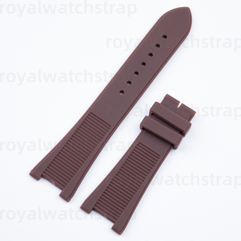 25mm FKM Rubber Watch Strap For Patek Philippe Nautilus Watch 5712R-001/5711