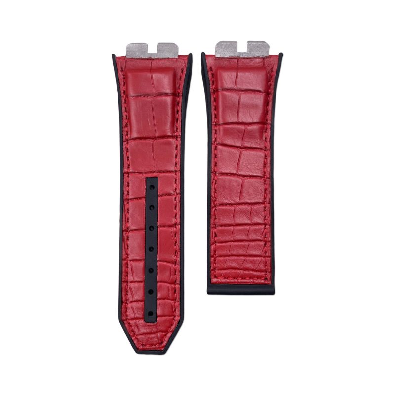 Aligator Leather Strap Quick Release For Hublot Big Bang 411 415 401 Aligator Leather Strap Quick Release For Hublot Big Bang 411 415 401