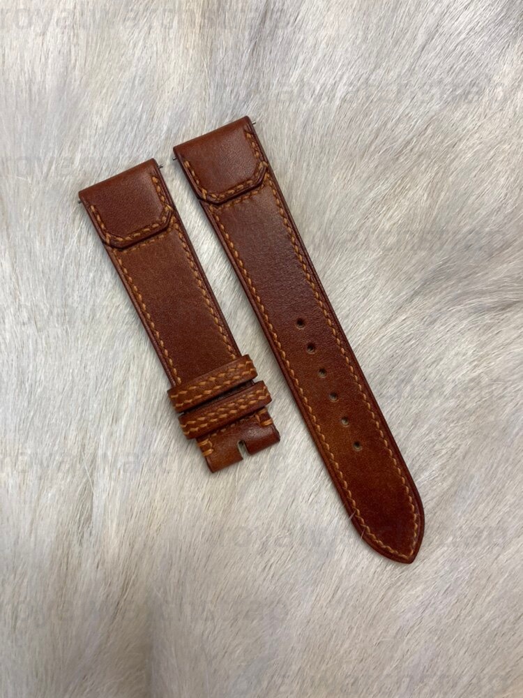 Thin Calfskin Watch Band Leather Strap For Jaeger-Lecoultre Reverso 3858522