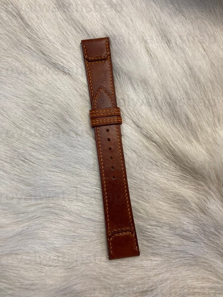 Thin Calfskin Watch Band Leather Strap For Jaeger-Lecoultre Reverso 3858522
