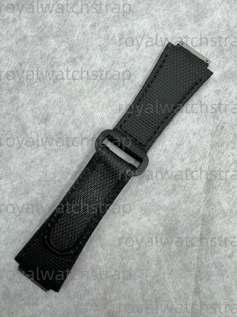 Custom Canvas Pattern Rubber Velcro & Elastic strap for Richard Mille Custom Canvas Pattern Rubber Velcro & Elastic strap for Richard Mille