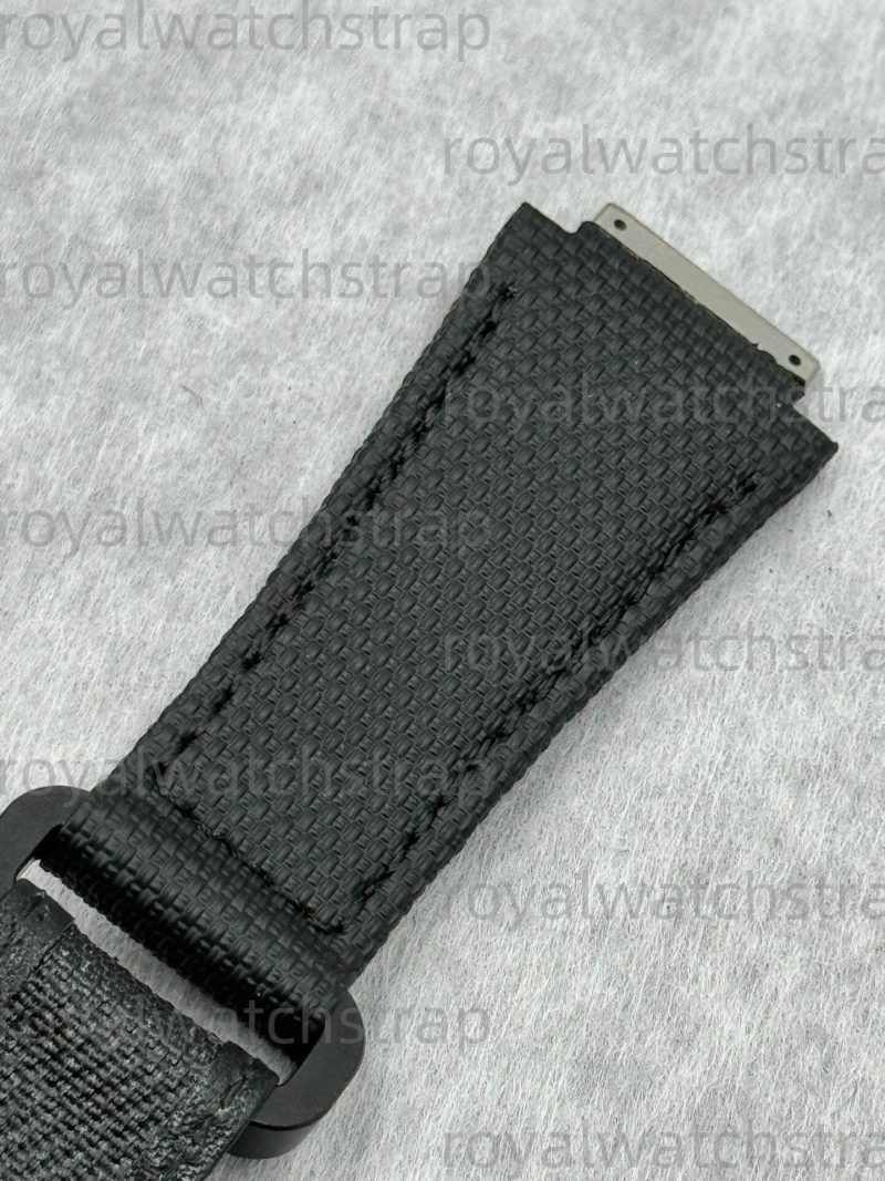 Custom Canvas Pattern Rubber Velcro & Elastic strap for Richard Mille Custom Canvas Pattern Rubber Velcro & Elastic strap for Richard Mille