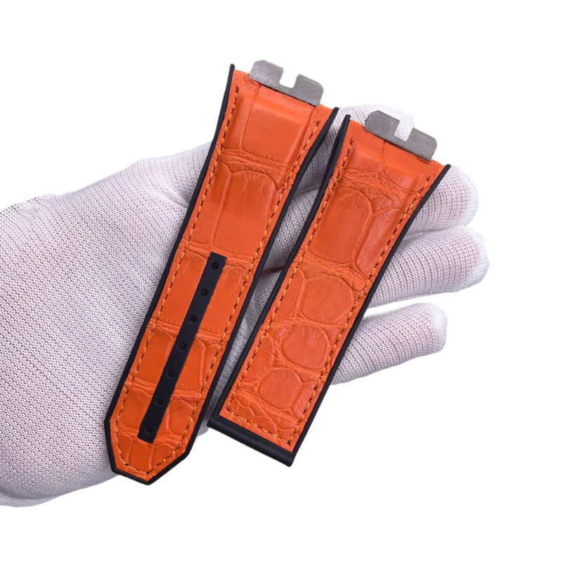Alligator Leather Strap Quick Release For Hublot Big Bang 411 415 401 Alligator Leather Strap Quick Release For Hublot Big Bang 411 415 401