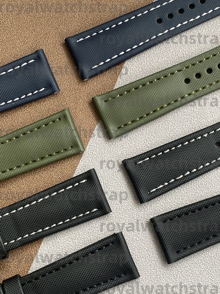 Handmade Canvas strap for Blancpain Fifty Fathoms Sailcloth