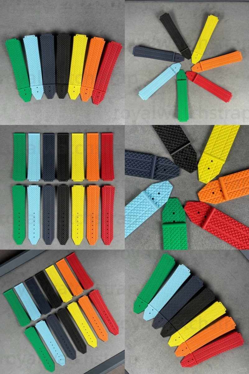 22mm FKM Replacement Rubber Band For Hublot Big Bang 341342345 Women's Watch With Built-in Steel (3) 22mm FKM Replacement Rubber Band For Hublot Big Bang 341342345 Women's Watch With Built-in Steel