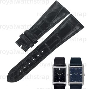 24mm Handmade Alligator Leather Watch Strap For Patek Philippe Gondolo 5112G