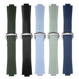 17mm 22mm 21mm Replacement Rubber Band For Longines Conquest L3.830835430320