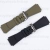 Curved End 2422mm Silicone Strap For Bell Ross BR01 BR03