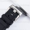 Curved End 2422mm Silicone Strap For Bell Ross BR01 BR03