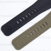 Curved End 2422mm Silicone Strap For Bell Ross BR01 BR03