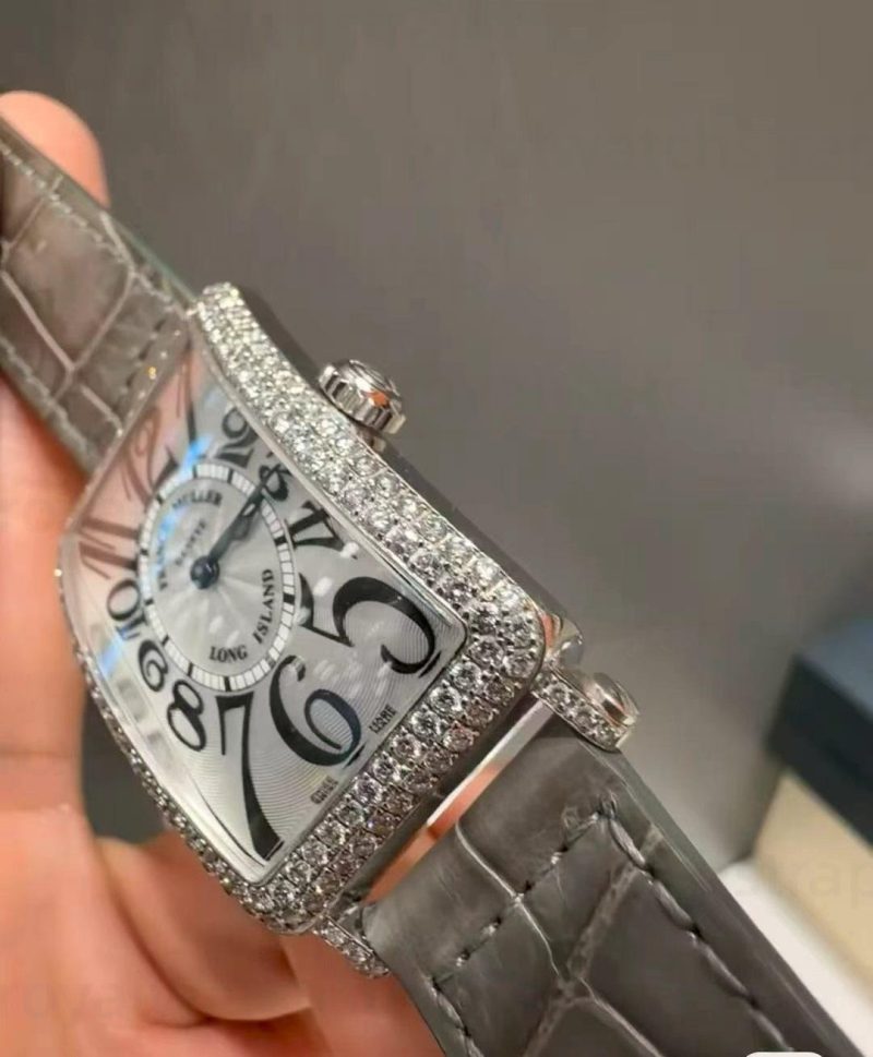 Custom Alligator Leather Watch Bands For Franck Muller Long Island(Multi Size & Color (12)