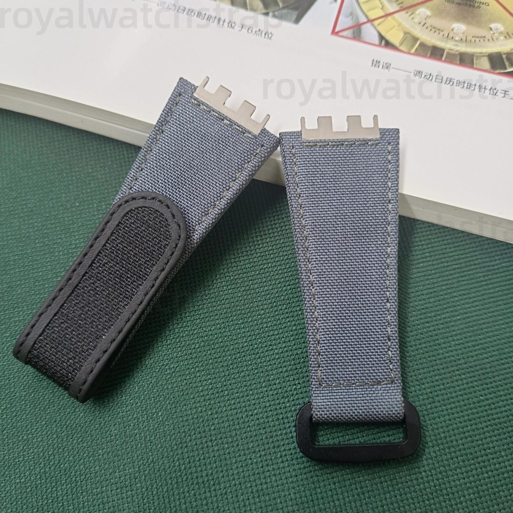 Custom-green-Velcro-watch-band-for-Hublot-Big-Bang-647