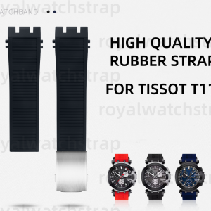 High Quality Silicon Strap For Tissot 1853 T115 Watch Silicon Watch Band 22mm