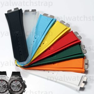 Quick-Release Fluororubber Strap Rubber Strap for Hublot Big Bang 411 (6) Quick-Release Fluororubber Strap Rubber Strap for Hublot Big Bang 411