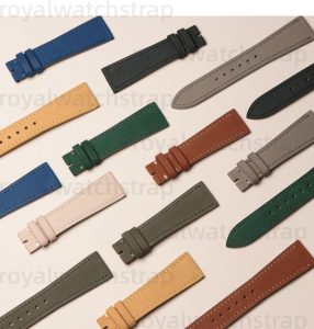 Replacement Calfskin Watch Straps Suede-Finished Leather Band For Patek Philippe Jaeger-LeCoultre Rolex