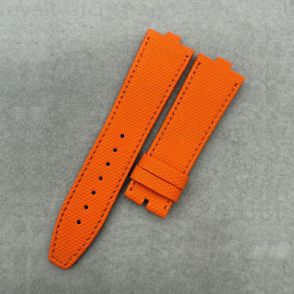 Rubber Watch Band FKM Watch Strap For Vacheron Constantin Overseas 4500V 5500V 47040