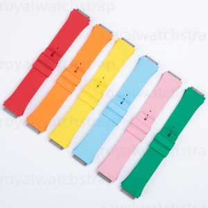 richard-mille-strap-for-sale-richard-mille-strap-richard-mille-red-band (21) High Quality FKM Rubber Pink Strap for Richard Mille Women's Collection RM07-01 RM37-01