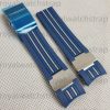 22mm Curved End Silicone Replacement Rubber Watch Strap For Ulysse Nardin Marine 353 8003 263