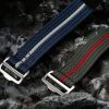 22mm Nylon Velcro Watch Strap For Tudor Black Bay Red Flower Pelagos FXD (7) 22mm Nylon Velcro Watch Strap For Tudor Black Bay Red Flower Pelagos FXD